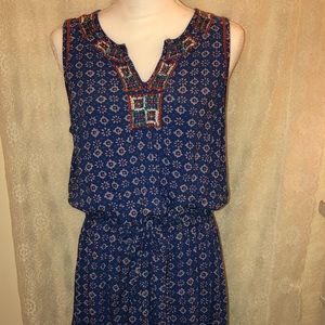 Lucky Brand Peasant style dress sz Med